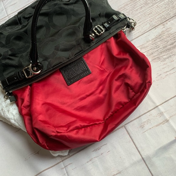 Coach Madison satchel shoulder bag black with removable strap like new condition - Picture 5 of 8